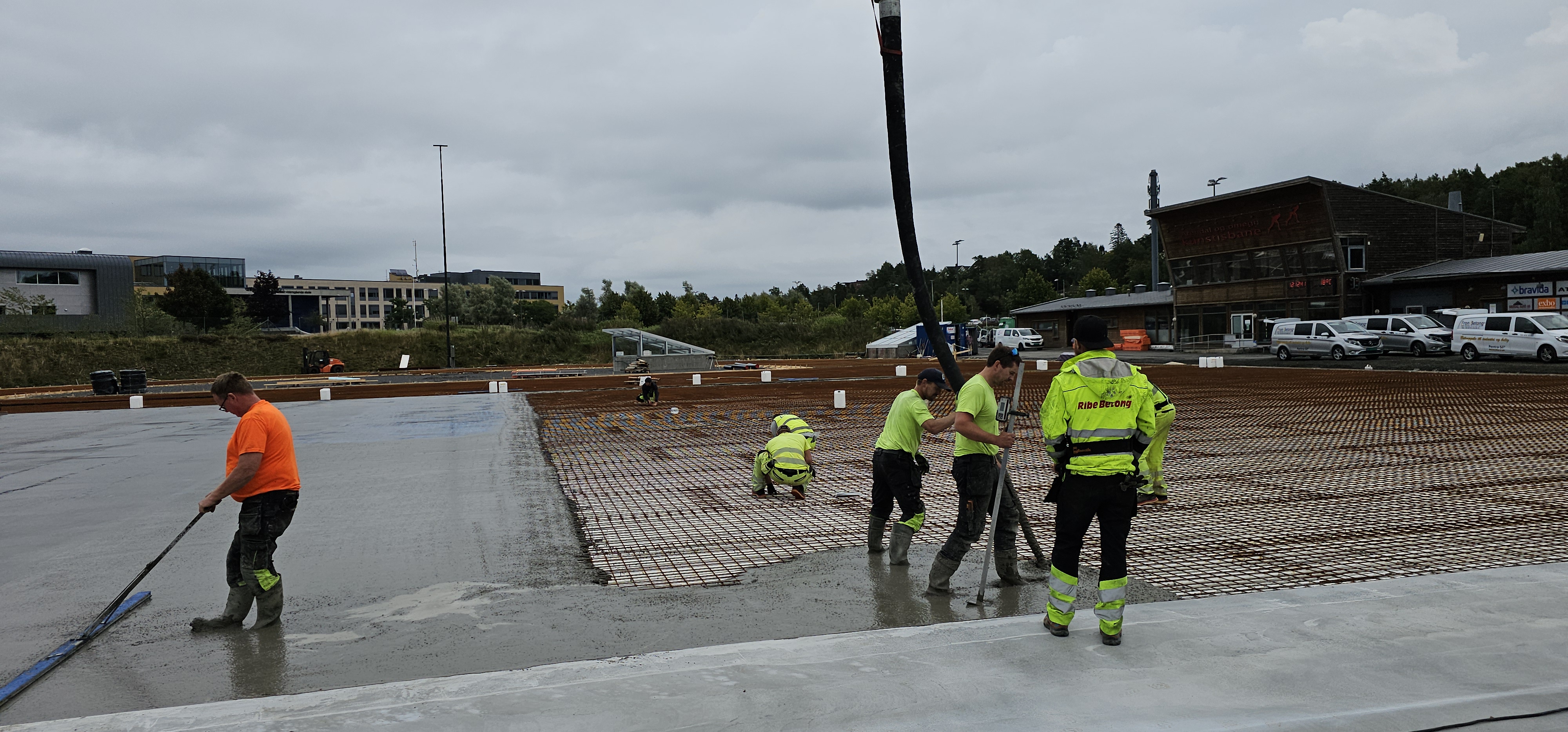 Støping Første Halvdel Myra Kunstisbane