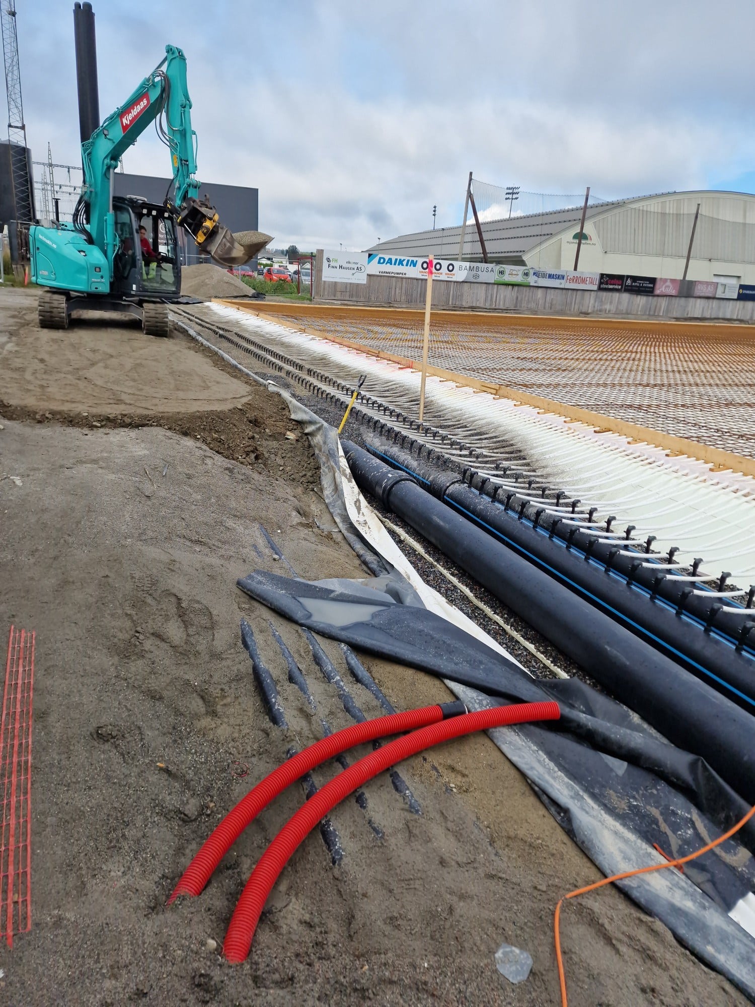 Isolasjon og bunnarbeider Vassenga