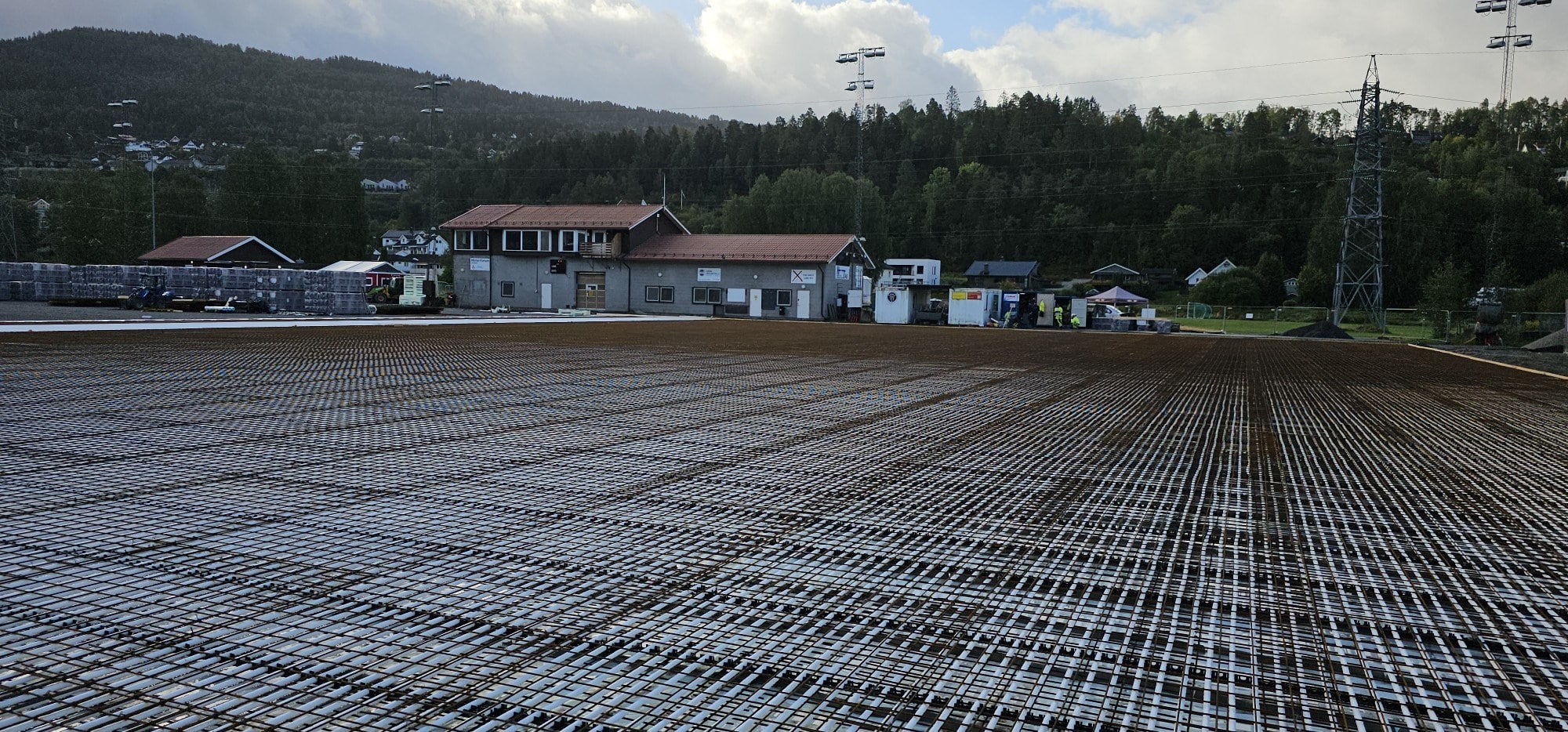 Vassenga bane panoramabilde