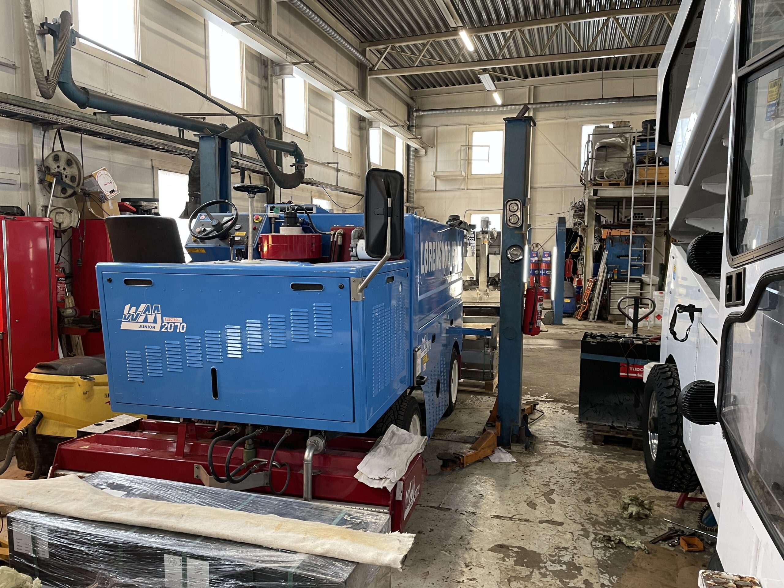 Sveise- og serviceverksted hos Isbaneteknikk