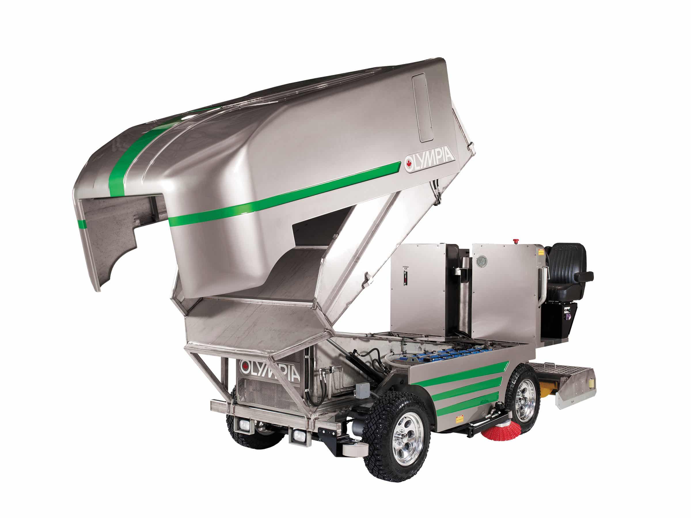 Olympia ismaskin i aksjon fra Isbaneteknikk