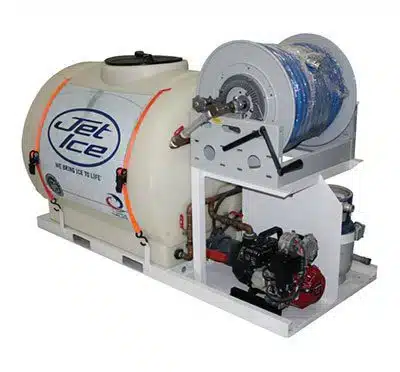 Ferdig malt arena med Jet Ice system