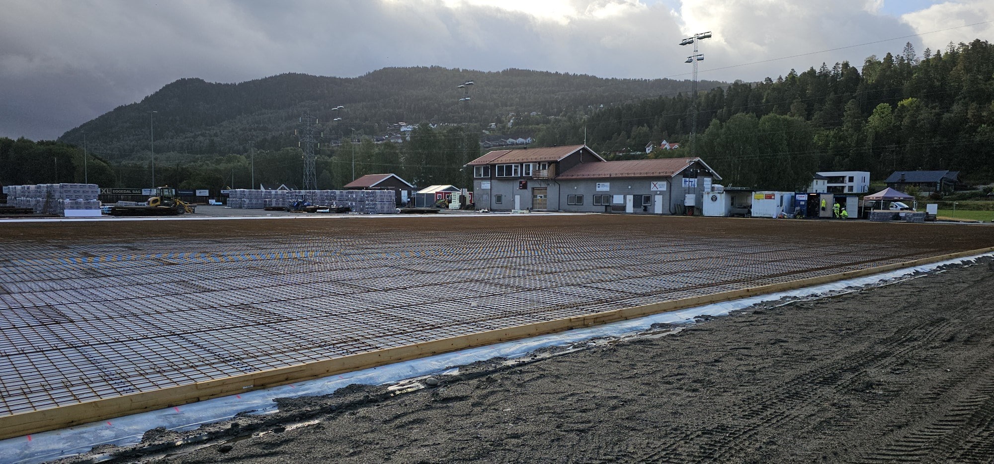 Vassenga kunstisbane — oversiktsbilde