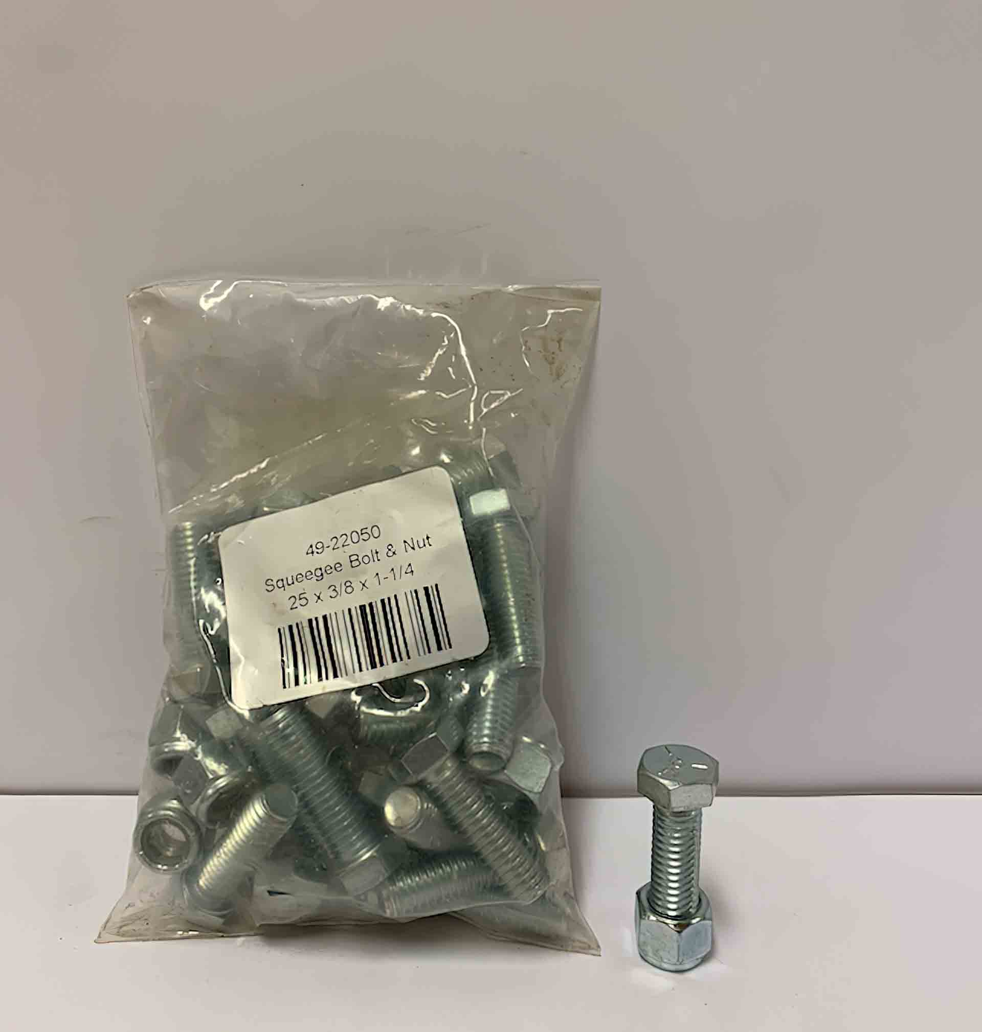 Bolt muttersett squeegee