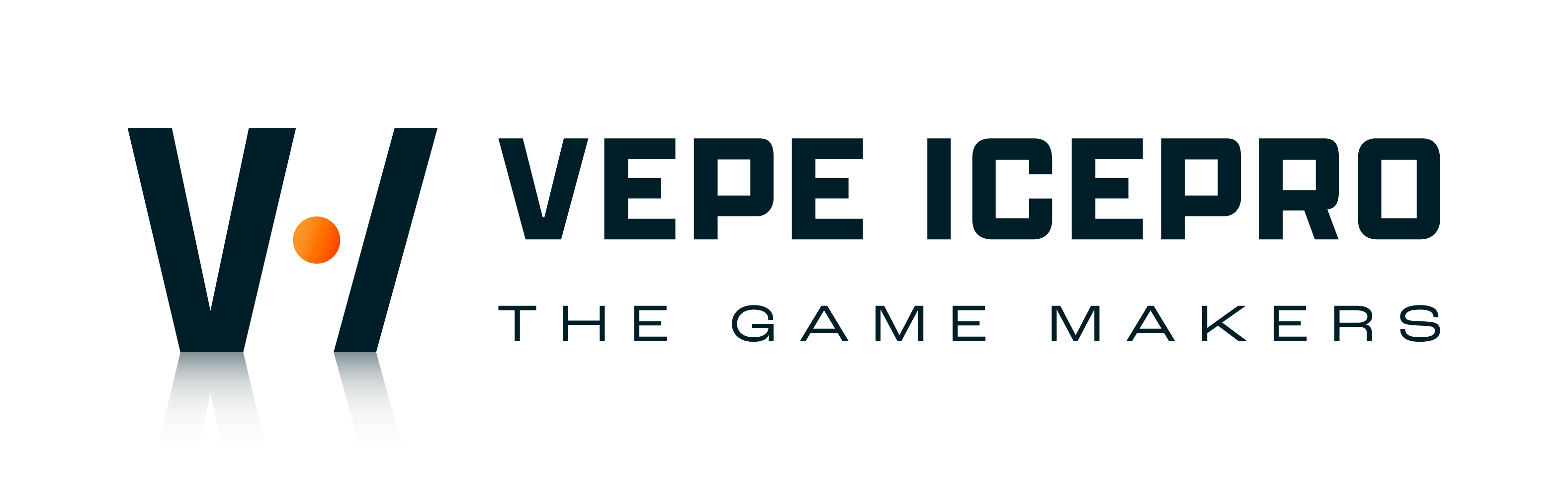 Vepe Icepro logo DarkBlue heijastus slogan