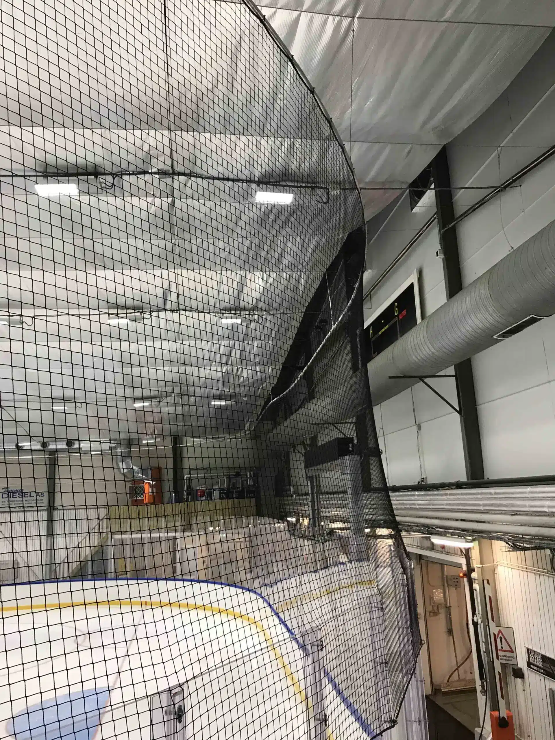 Dalgård ishall — nytt vantsystem